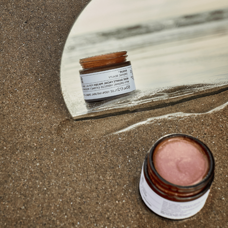 Rose Quartz Face Polish de Evolve beauty sur Véganie