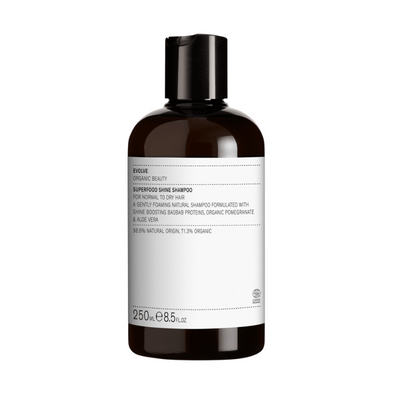 Shampoing Éclat Superfood de Evolve beauty sur Véganie