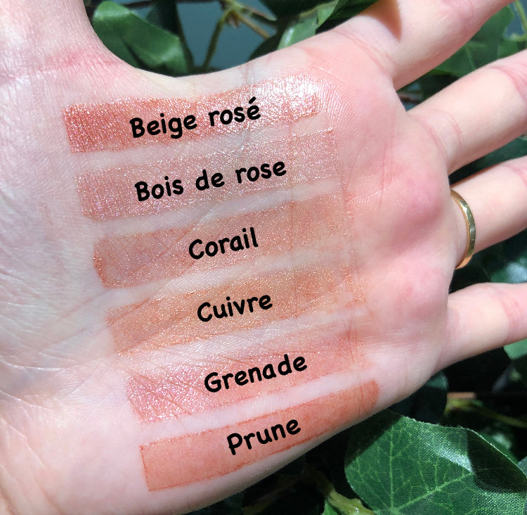 Baume à lèvres vegan teinté
