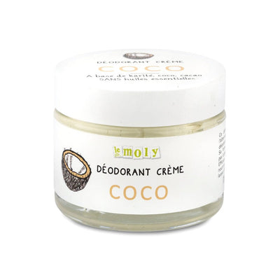 Déodorant Crème Coco de Le Moly sur Véganie