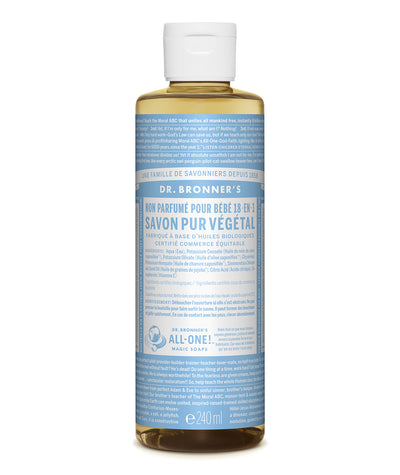 Savon liquide bio Sans Parfum - Dr Bronner - Véganie