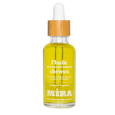 L'huile longueurs et pointes - L'huile qui murmurait à l'oreille des cheveux de My Mira sur Véganie
