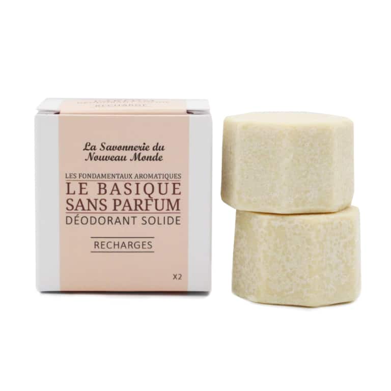 Déodorant solide naturel Sans parfum - Le Basique - Véganie