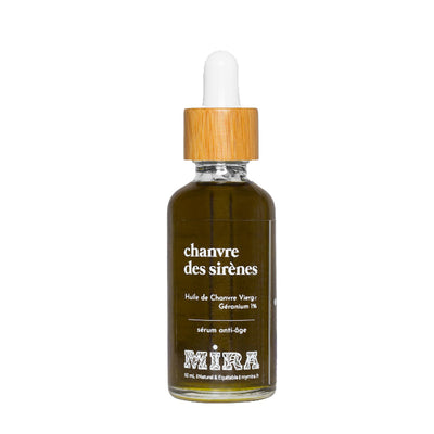 Sérum naturel anti-âge - Chanvre des sirènes de My Mira sur Véganie