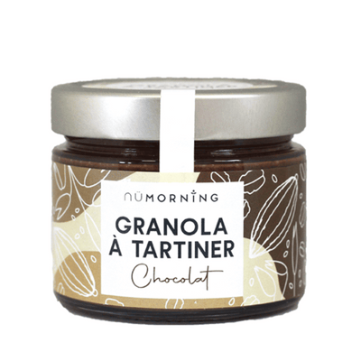Granola à tartiner au Chocolat de Nümorning sur Véganie