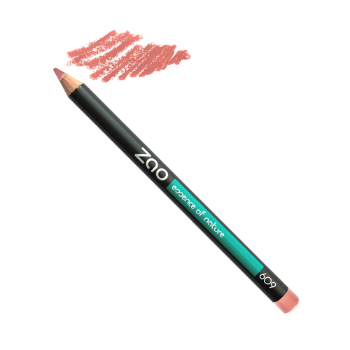 Zao Crayon Bio pour les lèvres - Vieux Rose 609