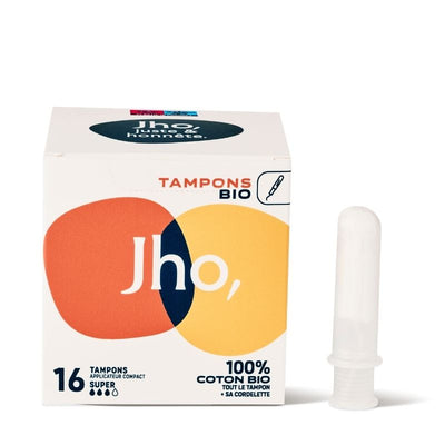 Tampons avec Applicateur Compact – Super Bio de Jho sur Véganie