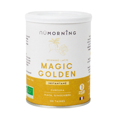 Magic Golden - Morning Latte au Curcuma, Gingembre et Maca de Nümorning sur Véganie