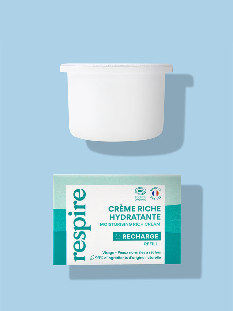 Crème Visage Bio Hydratante et Rechargeable - Respire