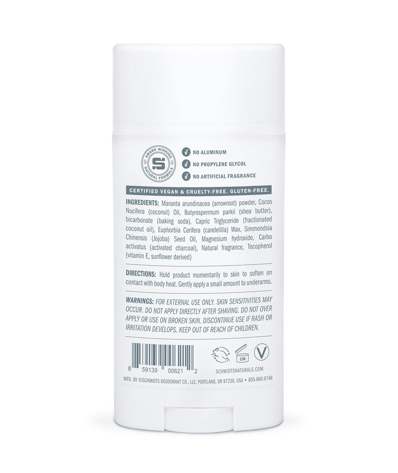 Stick deodorant naturel Charbon & Magnésium - Véganie