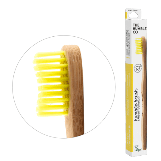 Brosse à dents Bambou - Yellow Soft