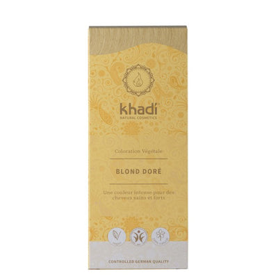 Soins Colorants Teinture aux plantes Blond doré de Khadi sur Véganie