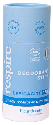 Déodorant Bio Naturel Solide en stick carton - Fleur de Coton